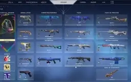 CONTA VALORANT PRATA 1 COM MUITAS SKINS!