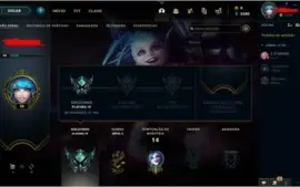 CONTA SMURF PLATINA 4 - 55% WIN - 5850 ESSENCIAS - 22 CHAMP