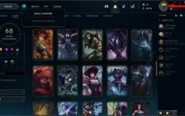 Conta lol com skins , já foi plat agora esta ouro