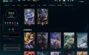 conta riot focada em lol, com skins no valorant!