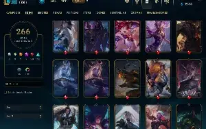 conta riot focada em lol, com skins no valorant!