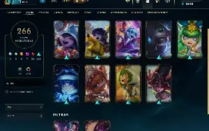 conta riot focada em lol, com skins no valorant!