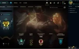 Conta League Of Legends Platina 2, 59%WR, MMR alto.