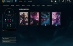 Conta de league of legends