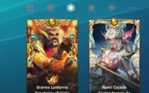 Conta com Nami prestígio e mais 100 skins.