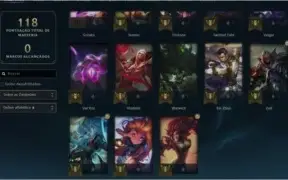 Conta LOL Prata Level 50