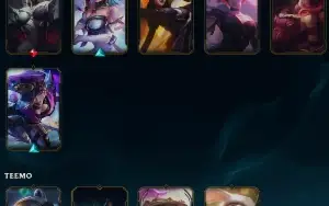 conta lvl 415 com +150 skins unranked