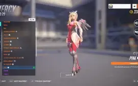 Overwatch 2 - Nível 785 - 238 Skins Lendárias (Mercy Rosa)