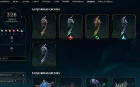 Conta De Lol (+350 Skin, +250 Cromas E Todos Os Campeões)