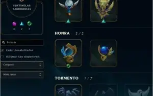 Conta League of Legends Nível 92 / 25 skins / 117 champs