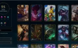 Conta League of Legends Nível 92 / 25 skins / 117 champs