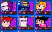 Conta brawl stars 53 brawlers e 31 skins