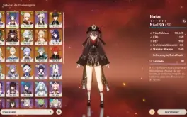 ✨Hutao+Baculo / Ayato+Lua De Futsu + 15 Personagens 5*⭐Ar57✨