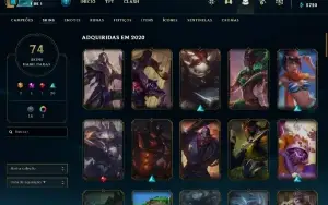 Conta Lol Inativa Desde 2020