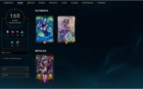 CONTA LOL COM TDS OS CHAMPS
