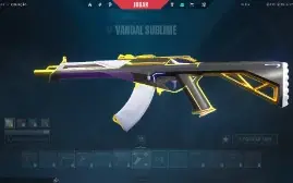Conta Valorant Vandal Sublime E Karambit No Mercado Noturno