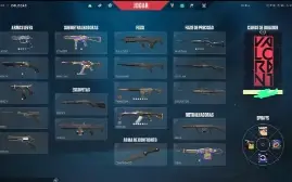 Conta Valorant Vandal Sublime E Karambit No Mercado Noturno