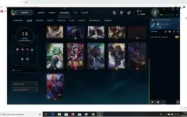 unraked level 65, 14 skins, 5000 essencia azul