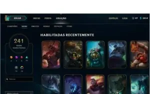 CONTA LOL UNRANKED LV 44, TODOS OS CHAMP, 241 SKINS, BARATA