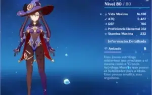CONTA GENSHIN COM XIAO, ZHONGLI, KLEE, ALBEDO, MONA +18 4🌟