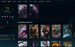 6628 Rp - 73 Skins - 60 Essencias Miticas League Of Legends