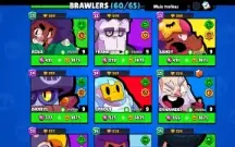 Conta Brawl Stars 60 Brawlers