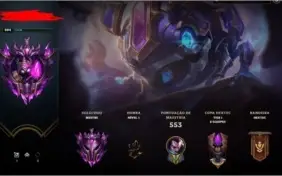 Conta de lol Mestre 280 skins