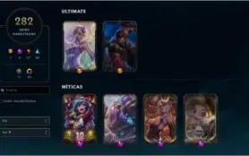 Conta de lol Mestre 280 skins