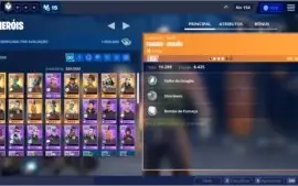 Conta FORTNITE com Salve o mundo