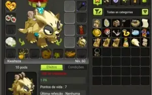 Dofus touch/Brutas: Feca lv 153/Yop 163: Equipados!
