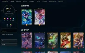 Conta LoL - 211 skins