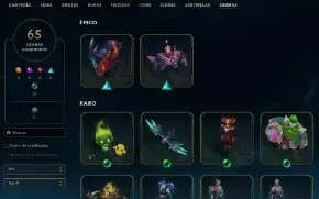Conta LoL - 211 skins