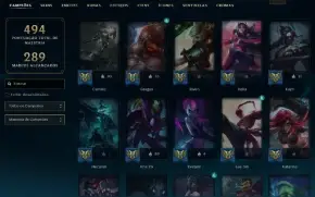 Conta LoL - 211 skins