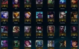 Conta Prata III, 96 Campeões, 42 Skins, 10 Páginas de Runa