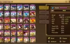 Conta summoners war mid game com 18+ nat5