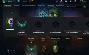 Conta Platina 1 com 21 Champs e 1 Skin EMAIL NÃO CONFIRMADO