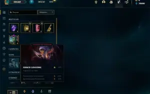 Conta Platina 1 com 21 Champs e 1 Skin EMAIL NÃO CONFIRMADO