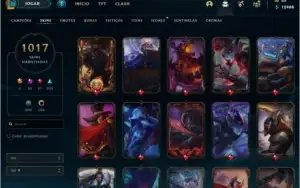 CONTA 1.017 SKINS LEAGUE OF LEGENDS