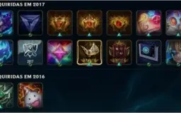 Conta de LOL criada em 2011, Skin Vitoriosa desde a season 2
