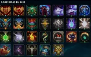 Conta de LOL criada em 2011, Skin Vitoriosa desde a season 2