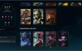 conta league of legends