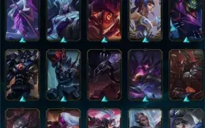 CONTA PLATINA, LVL 350 - 221 SKINS