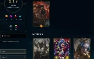 CONTA PLATINA, LVL 350 - 221 SKINS