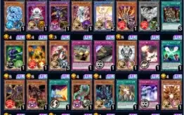 Conta yu-gi-oh duel links bem antiga com muitas cartas