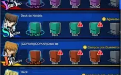 Conta yu-gi-oh duel links bem antiga com muitas cartas
