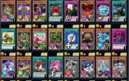 Conta yu-gi-oh duel links bem antiga com muitas cartas