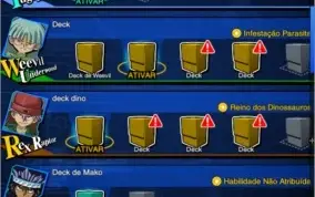 Conta yu-gi-oh duel links bem antiga com muitas cartas