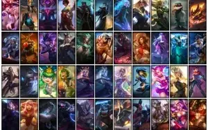 Conta prata 1 com 144 Champs e 262 Skins + 5 Prestigios