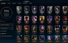 Conta diamante 3, 134 skins, 63 champs