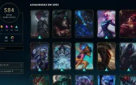 Conta Todos os Champs e 583 skin